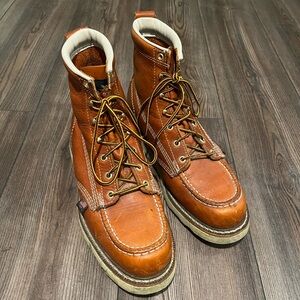 Thorogood moc toe boots